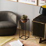 Aberto Design Maceta Decorativa GED-021-B Negro y Cobre